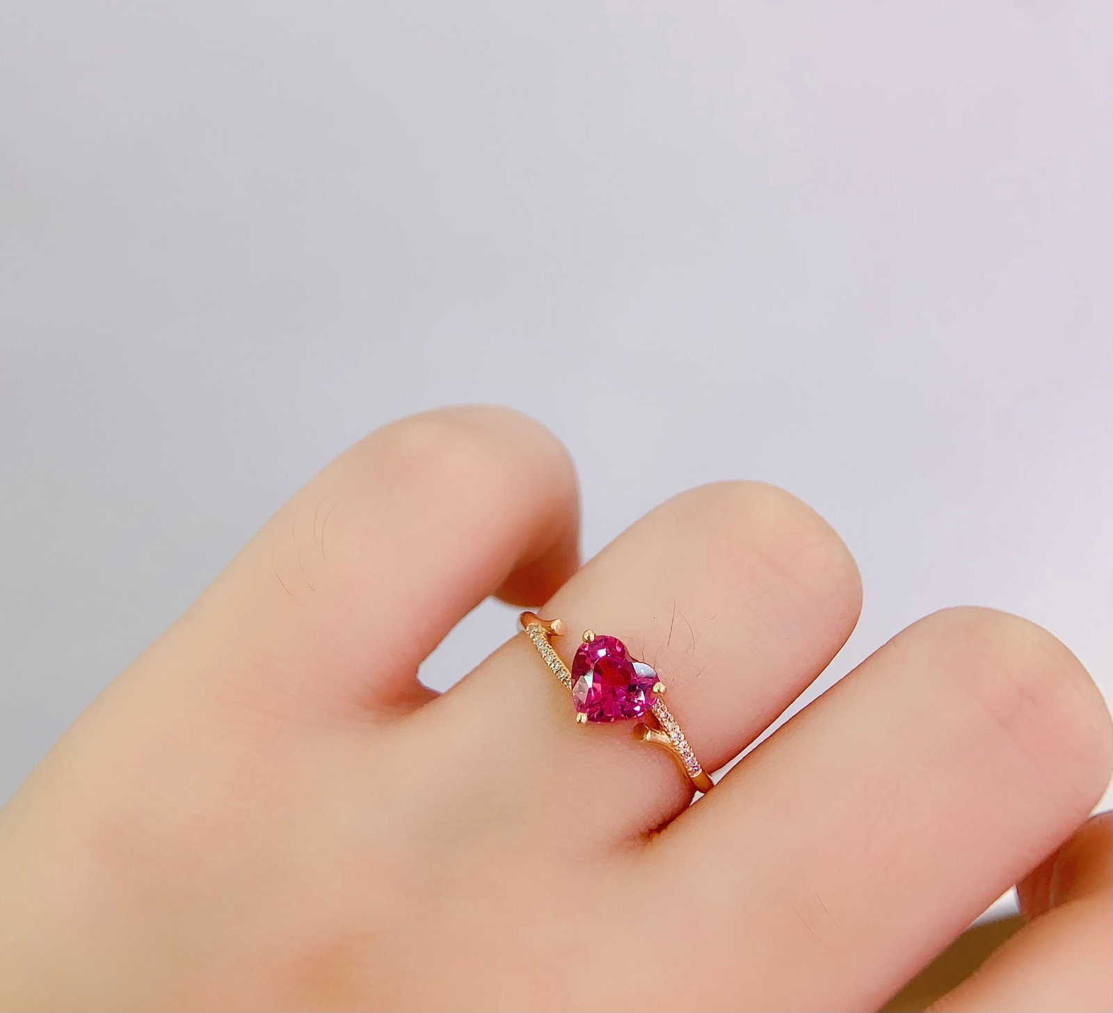 18K Gold Tourmaline Ring - 6