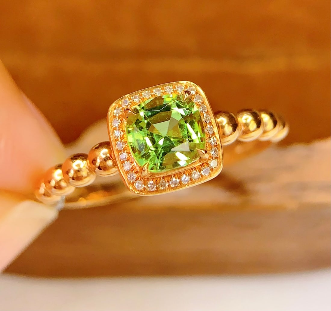 18K Gold Tourmaline Ring - 3