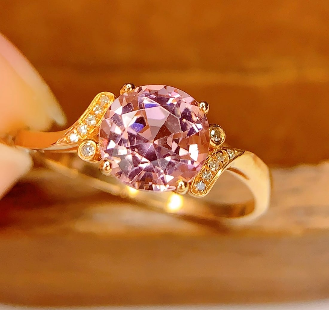 19K Gold Tourmaline Ring - 4