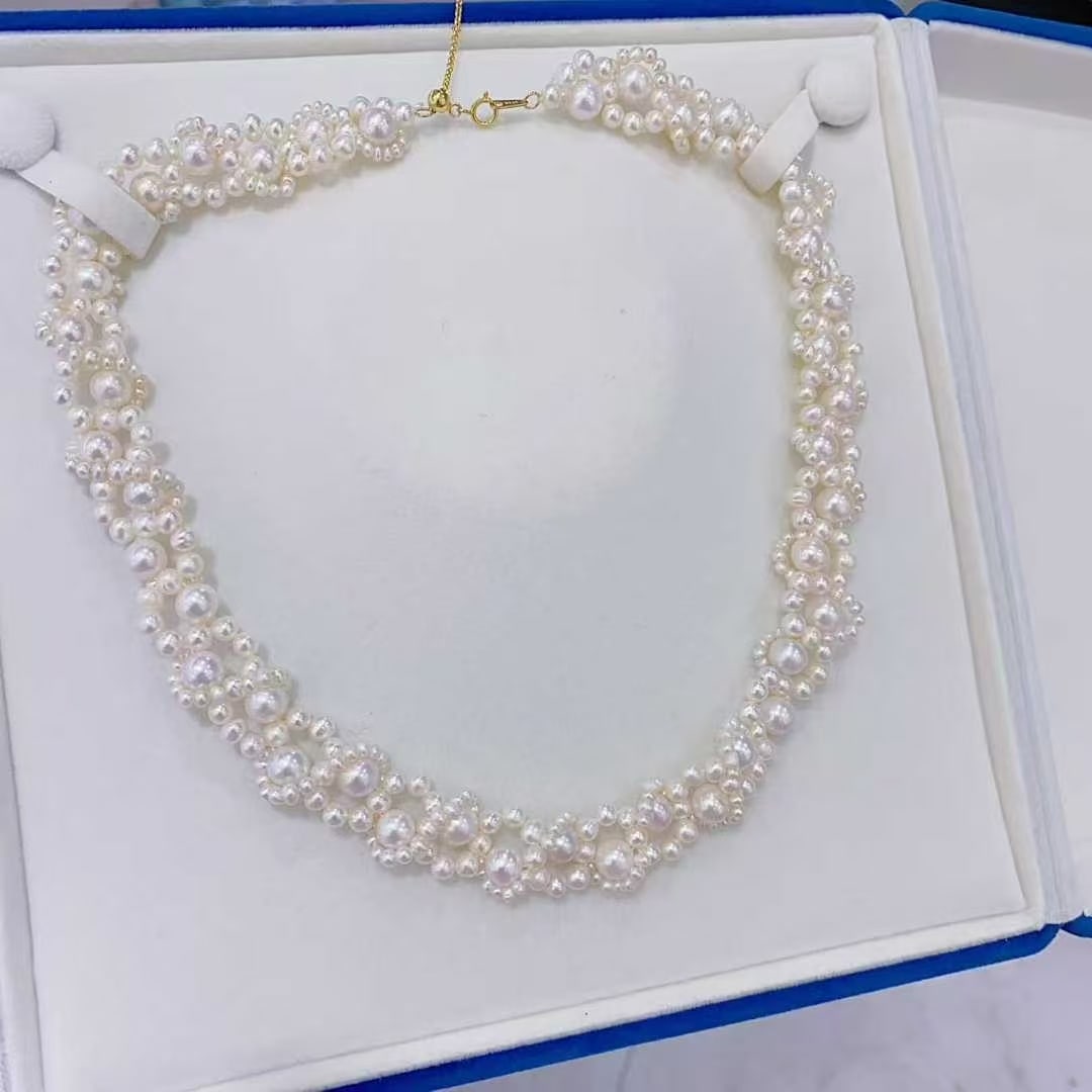 Natural freshwater pearl necklace - 2