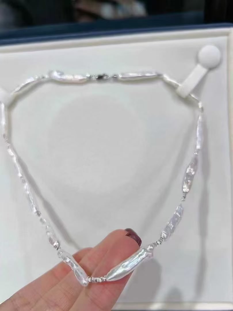 Baroque pearl necklace - 3