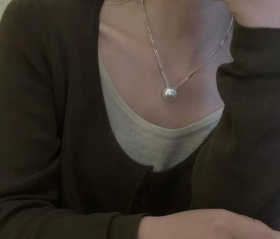 Sterling Silver Freshwater Pearl Necklace - 2