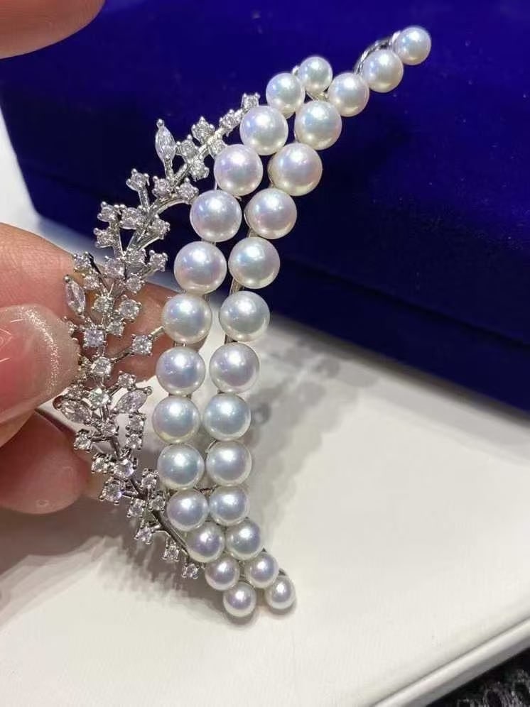 Pearl brooch - 4