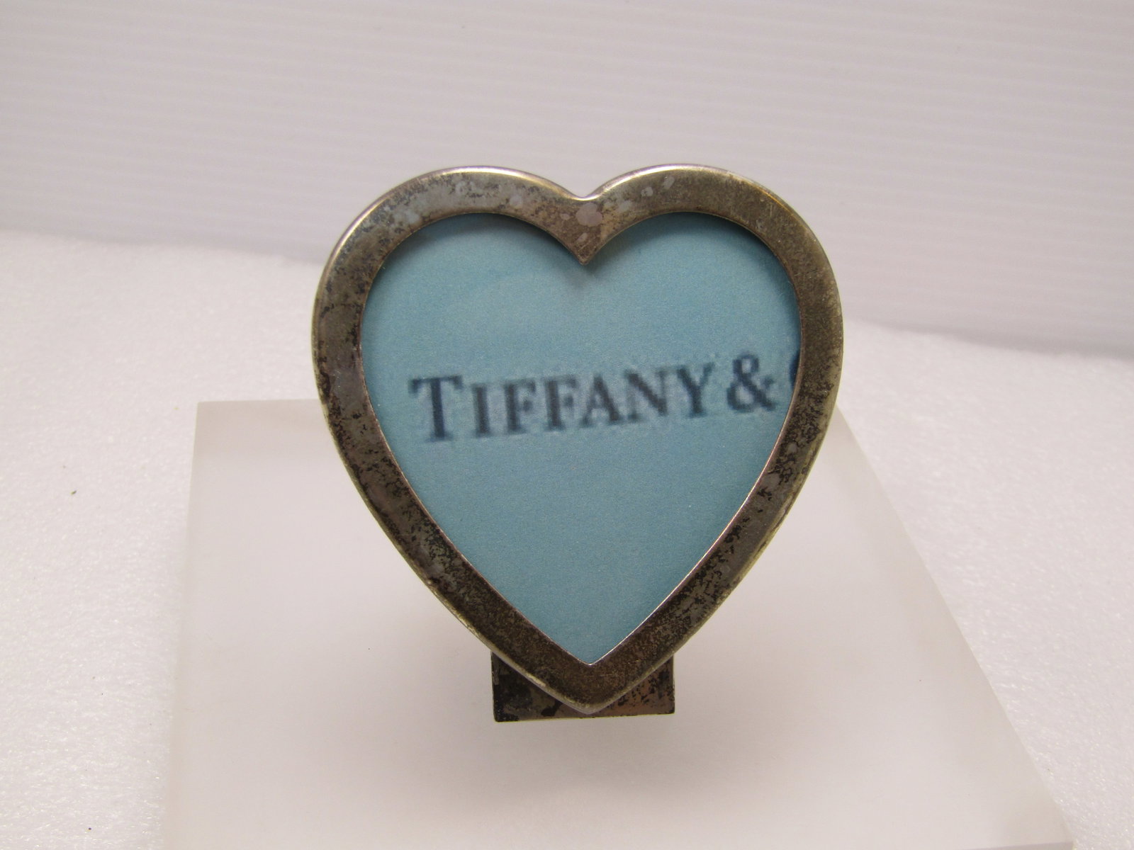 Vintage Tiffany Sterling Heart Easle Frame, 1970's-1980's - 2
