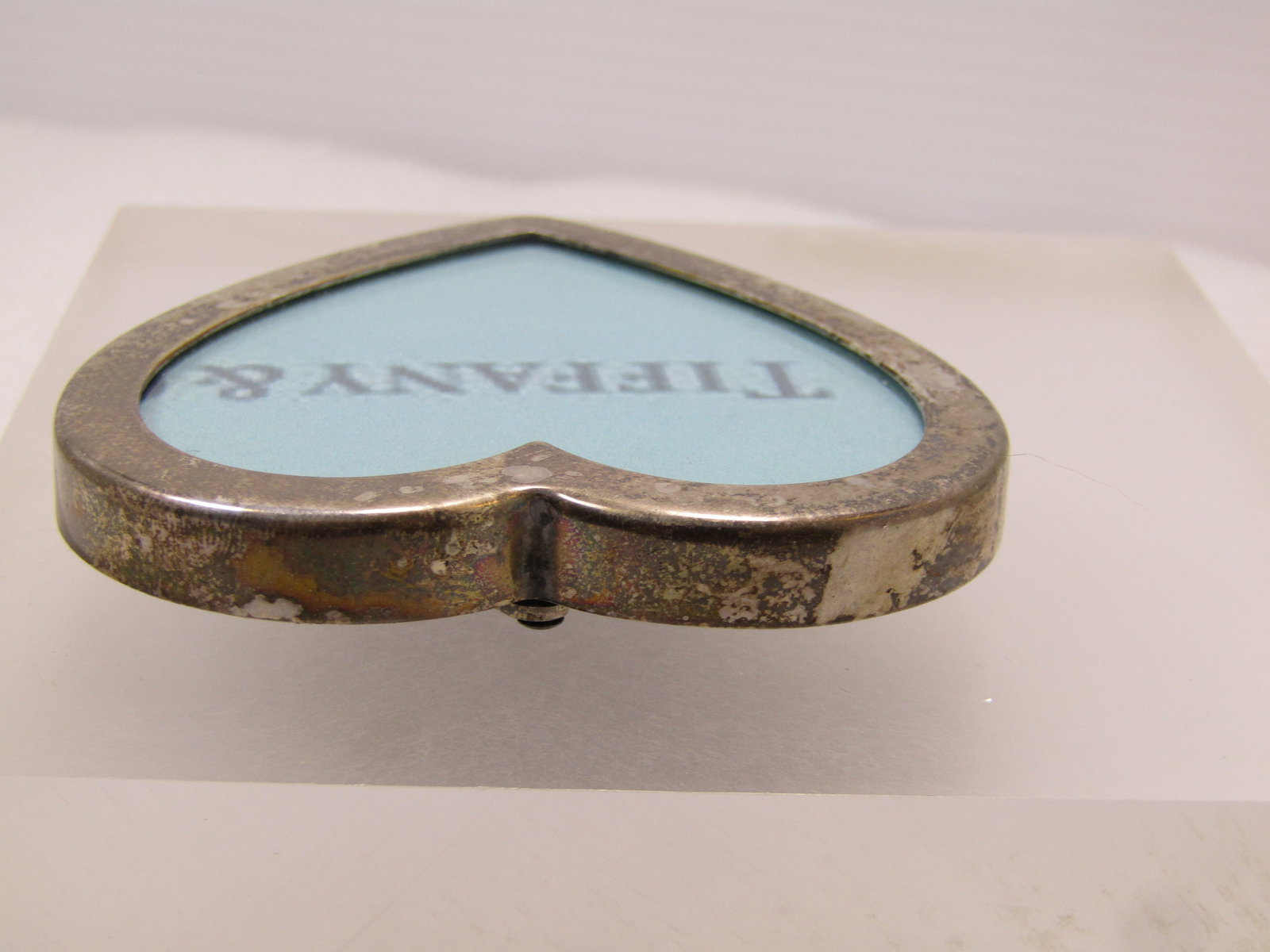 Vintage Tiffany Sterling Heart Easle Frame, 1970's-1980's - 5