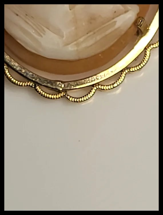 Vintage Cameo Brooch/Pin - 4