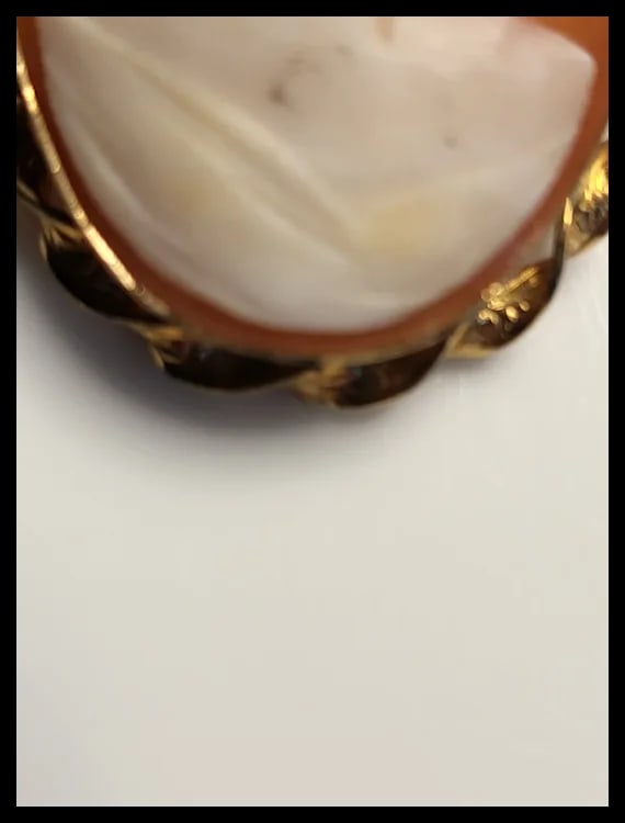 Vintage Cameo Brooch/Pin - 4