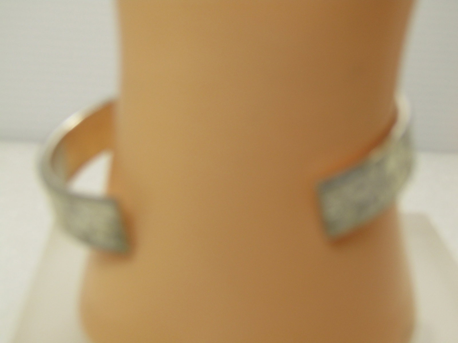 Vintage Stars Cuff Bracelet 7", 1980's, Silver Tone - 4