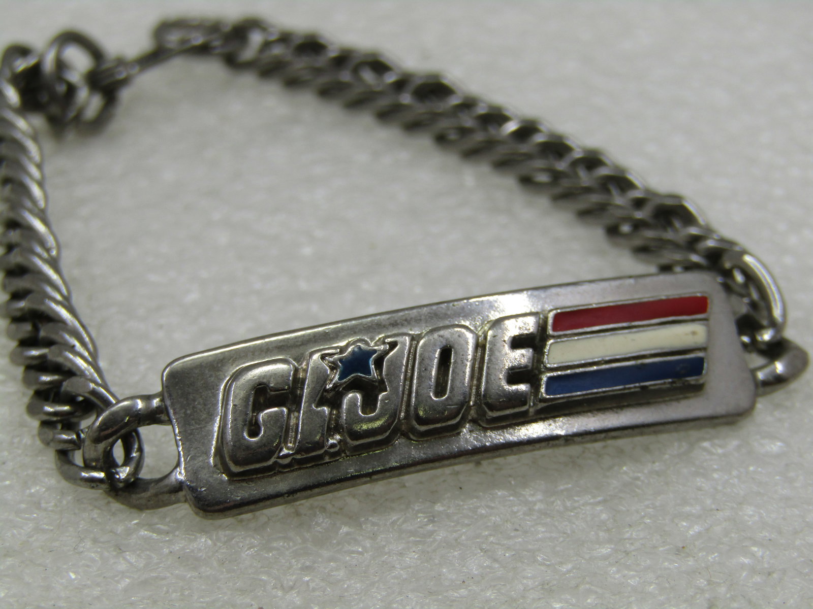 Vintage 1982 Hasbro GI Joe Bracelet, 7" Enameled - 2