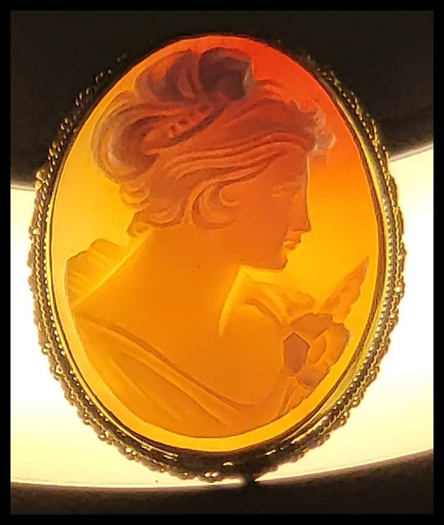 Vintage Cameo Pin/Brooch - 5