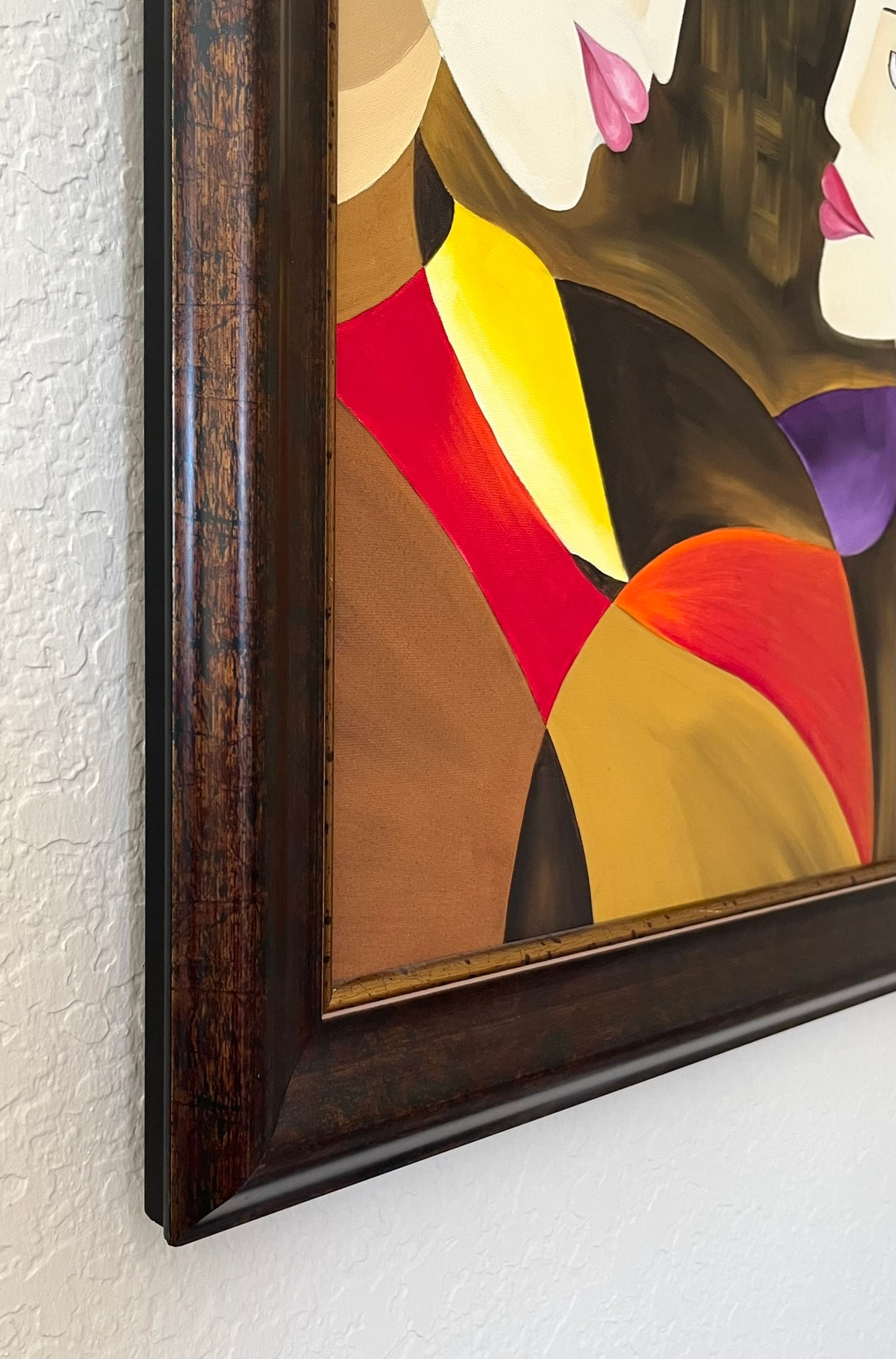 Grace Absi First Date 2001 Oil Painting on Canvas Framed - 5