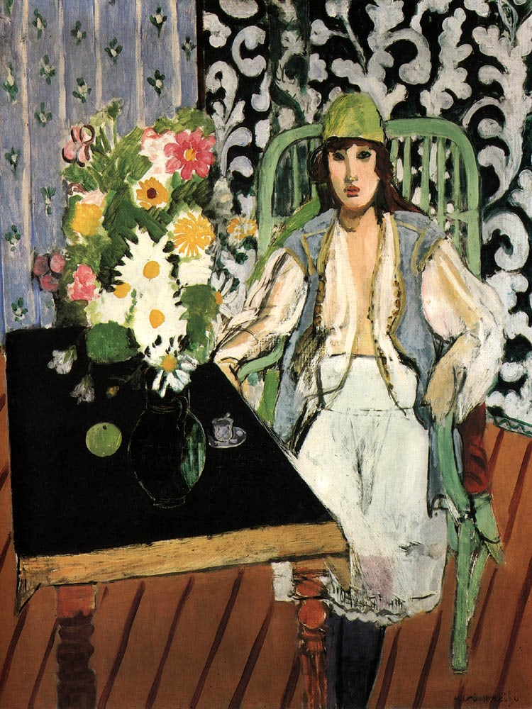 Matisse La Table Noire framed: Title: Matisse La Table Noire framed Description: Title: La Table Noire Artist: Henri Matisse (After) Country: France Medium: Giclees Marks: Limited edition sealed & numbered Paper: Arches paper 1