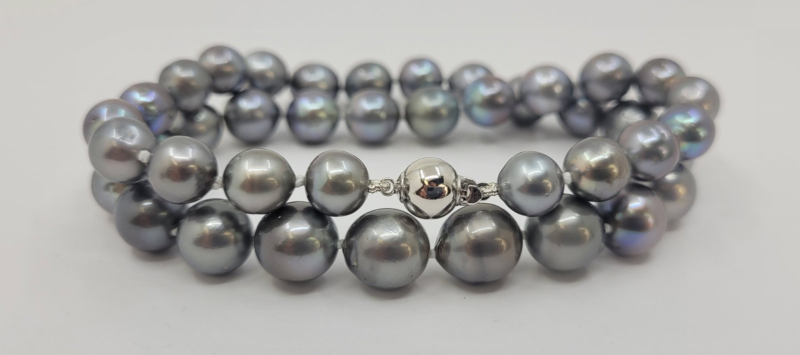 Necklace PSL Certified Tahitian Pearls - 8.4x10.9mm - 14