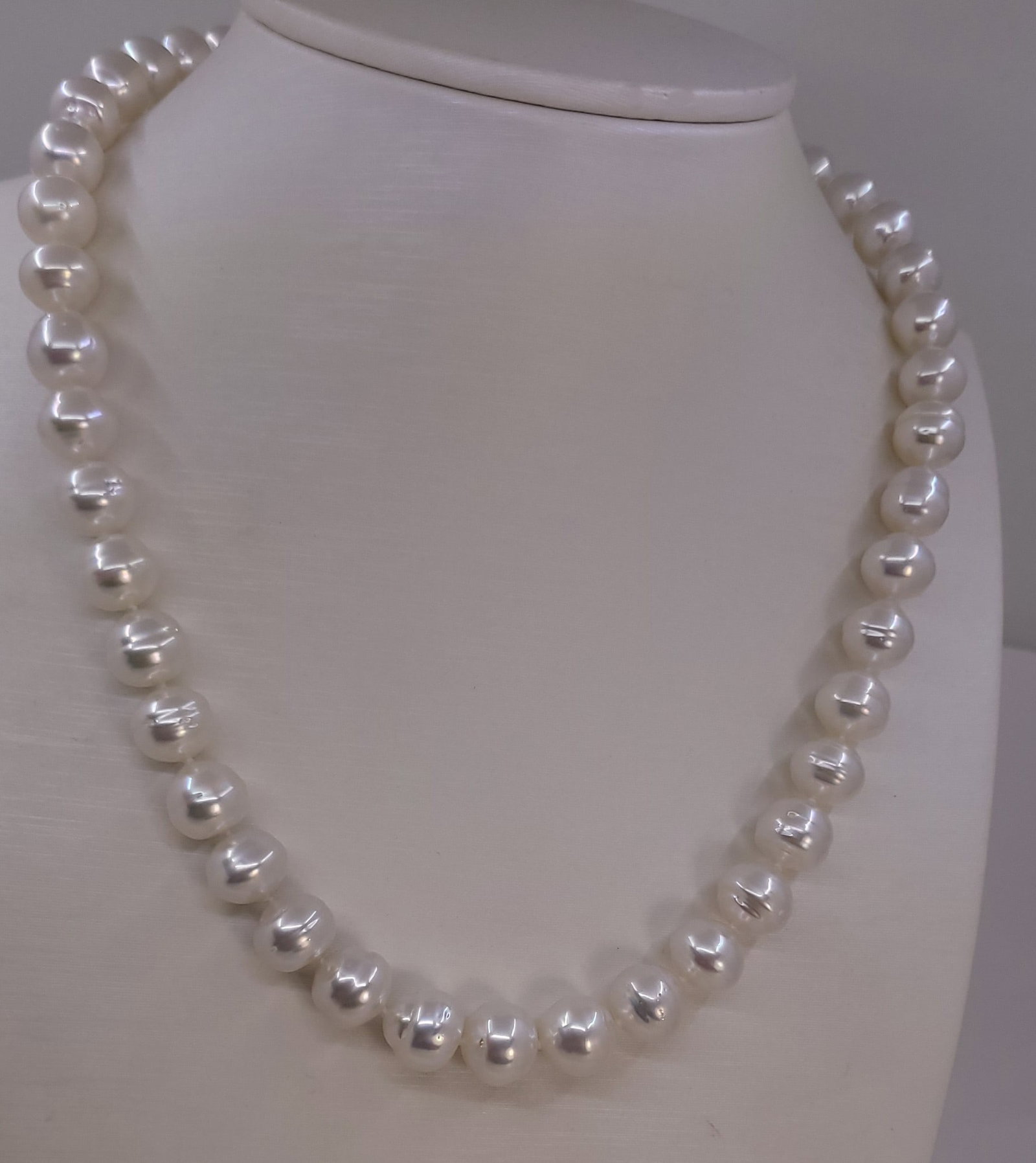 Necklace PSL Certified Australian South Sea Pearls - 9.0x11.2mm - 6