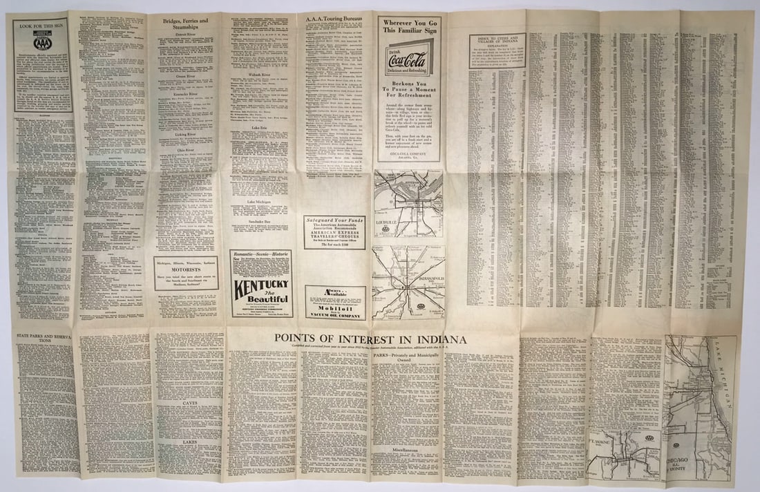Official Indiana Road Map - 3