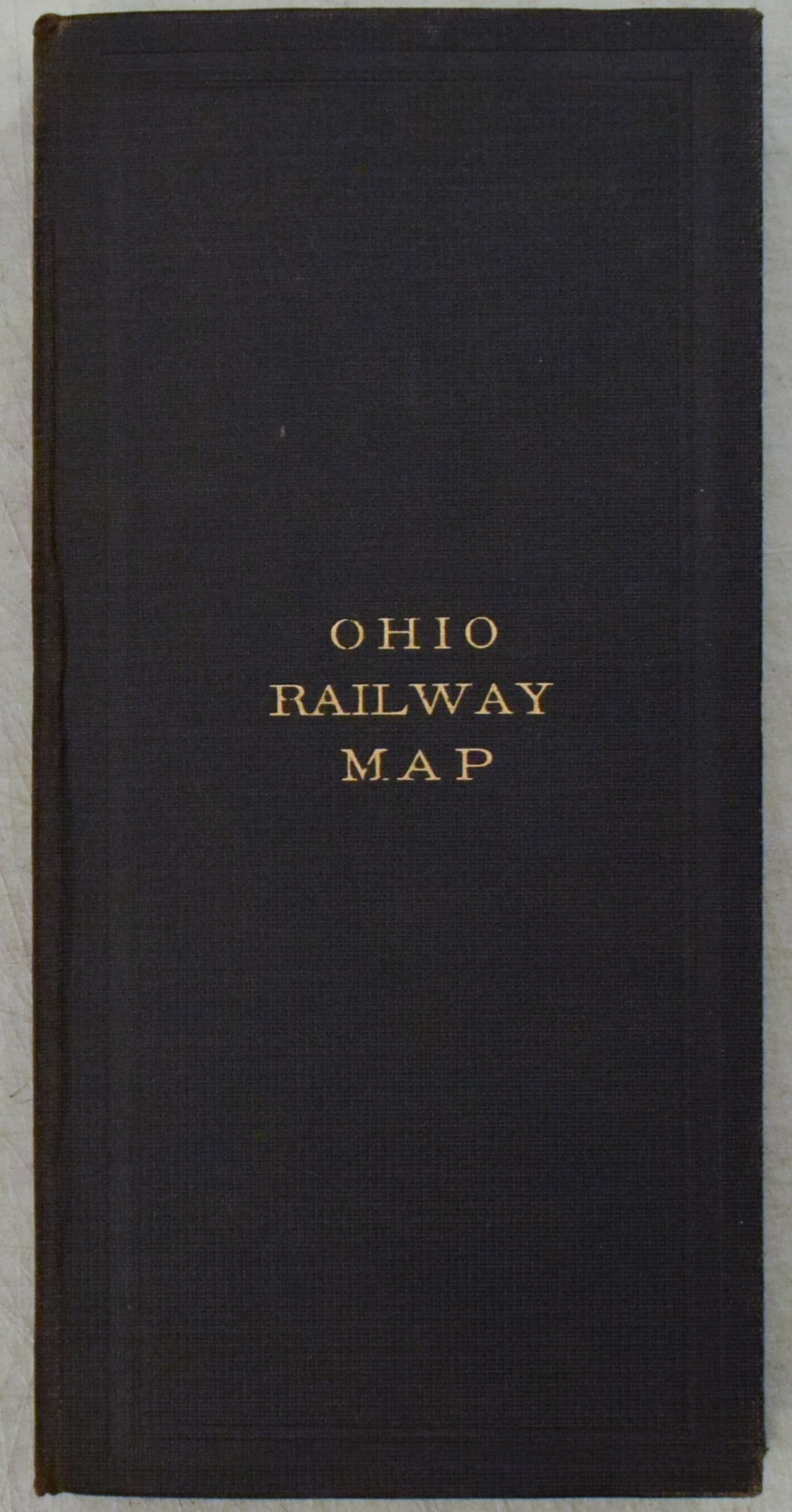1912 Railway Map of Ohio -- Railway Map of Ohio Published by the State - 2