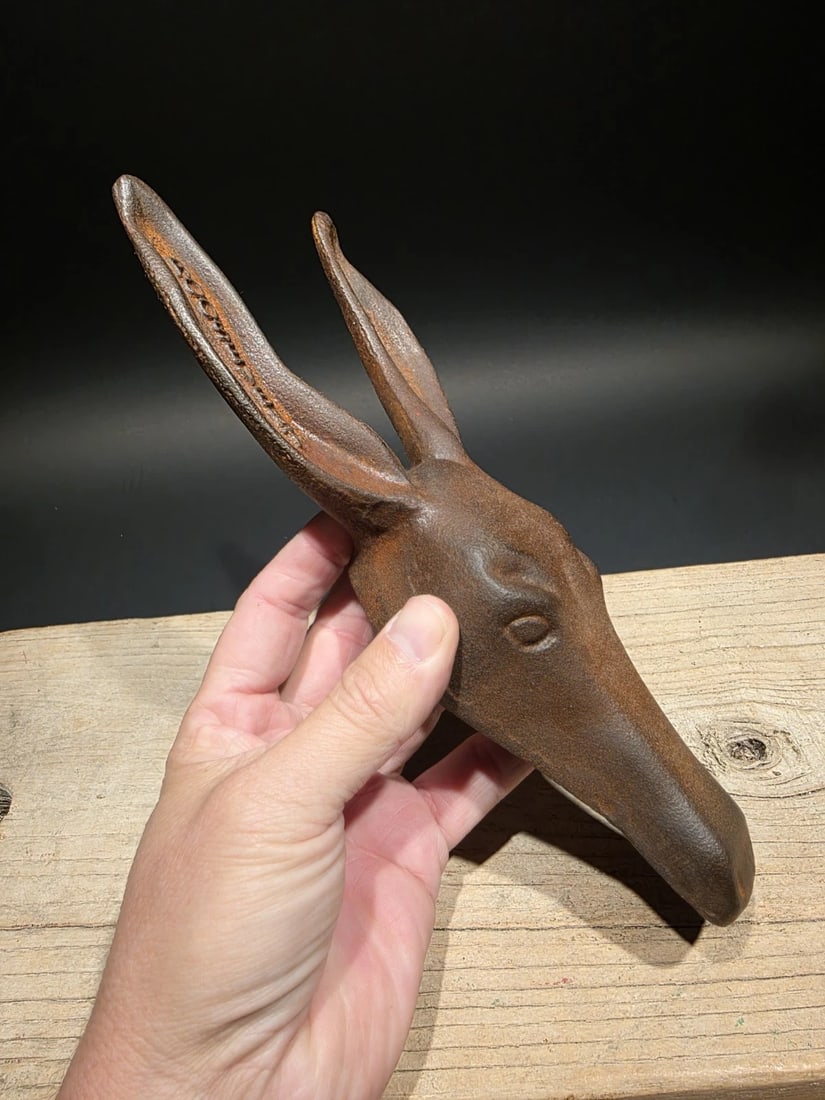 10" Cast Iron Donkey Head Boot Jack - 3