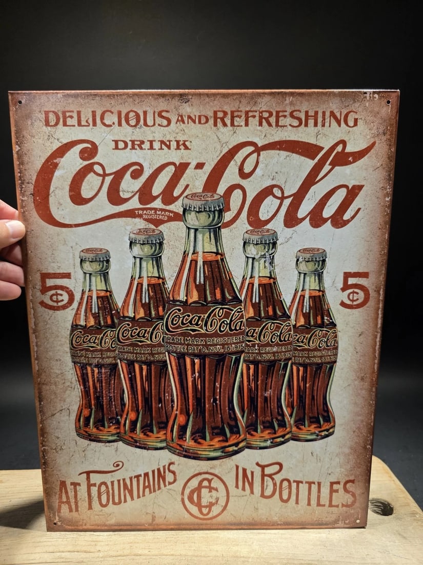 Coca Cola Bottles Sign - 4