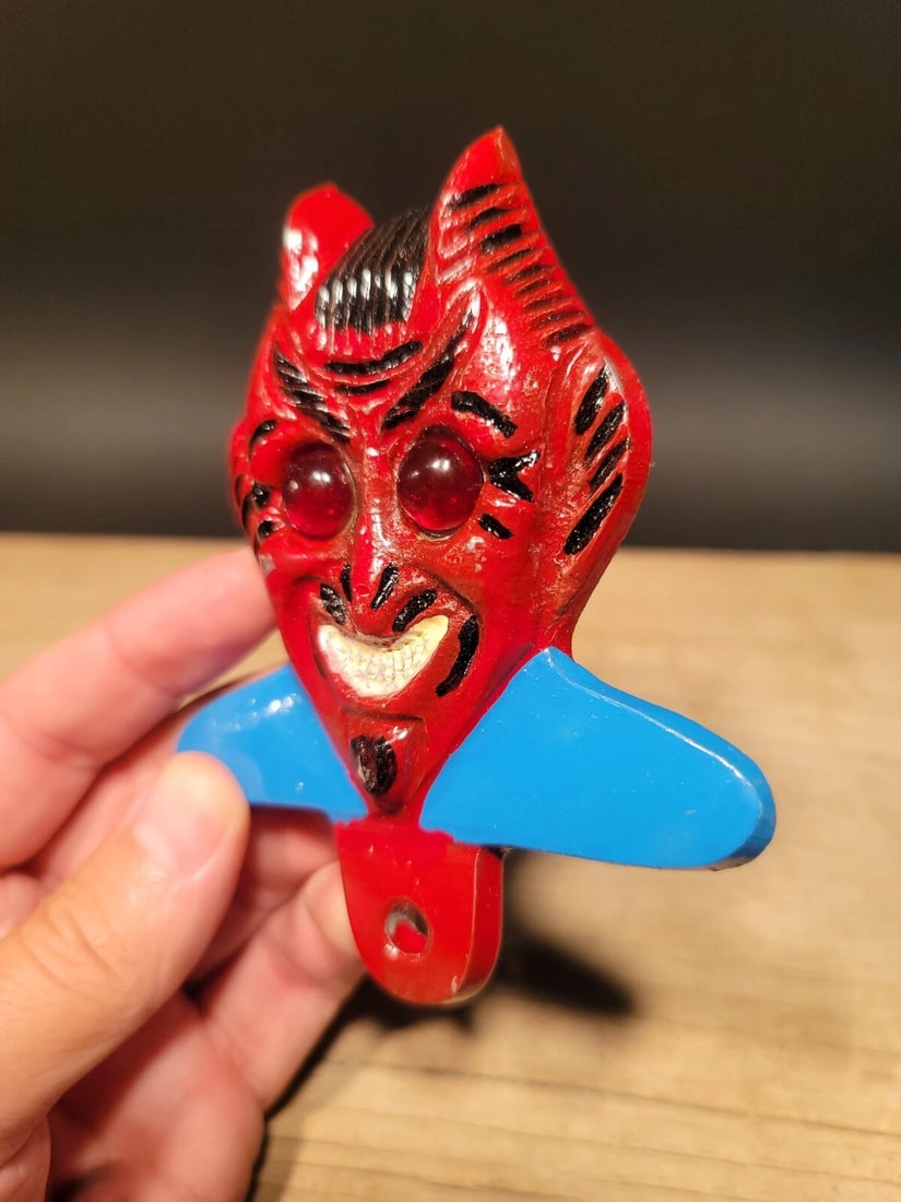 Devil License Plate Fob Topper - 4