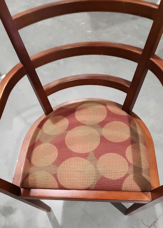 1991 Knoll Studio Pair of MCM Wood Side Chairs Designed by Raul de Armas as Engraved on Metal Tags. - 5