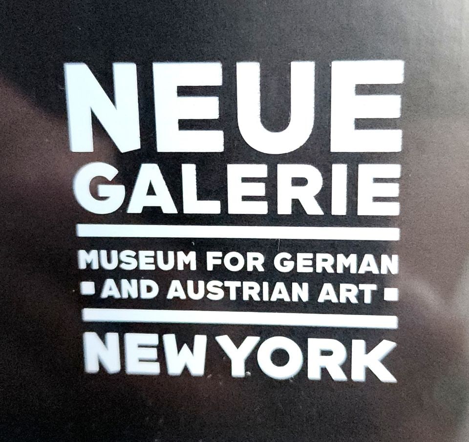 Max Beckmann, Neue Gallery 2001 poster celebrating his 1938 painting Self-Portrait w/ Horn - 3