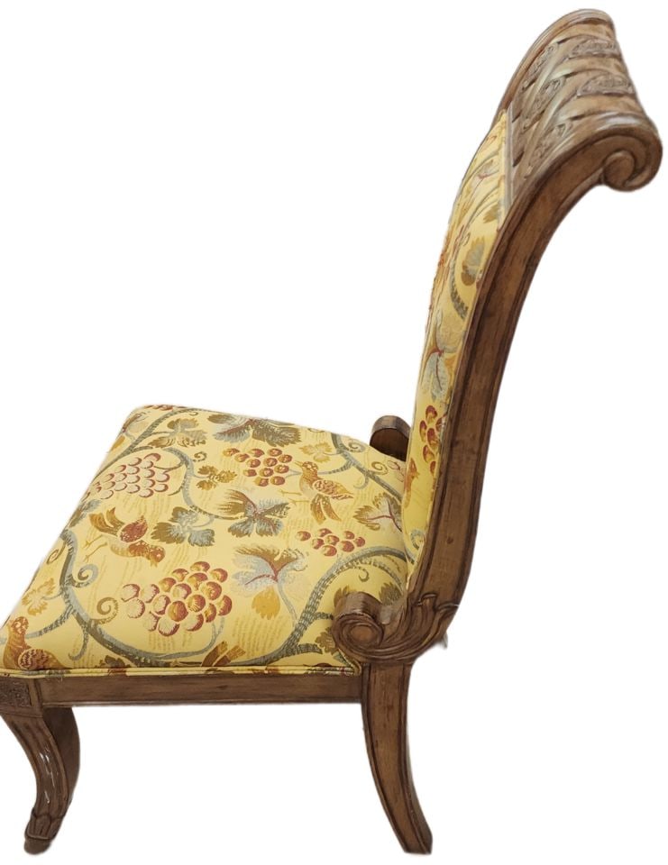 Pair of elegant antique Victorian era Eastlake-Style upholstered side chairs - 5