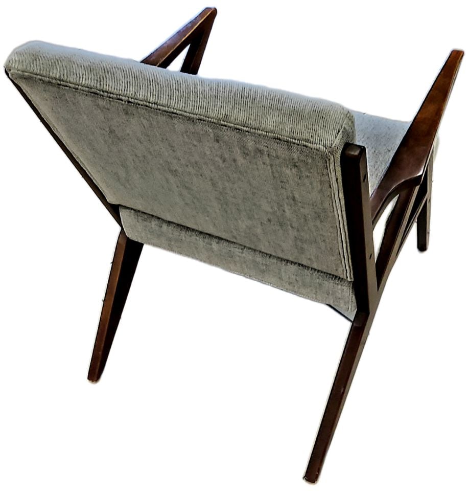 Vintage Hi-End Re-Creation of Iconic Danish Modern 'Z' Lounge Chair Originally Designed by Poul - 5