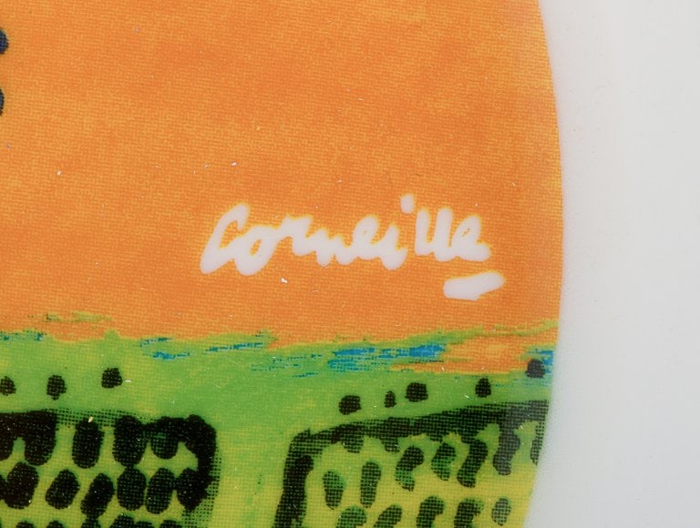 Corneille (Guillaume Cornelis van Beverloo), Dutch CoBrA artist (1922-2010). Coffee cup, plate, and - 7