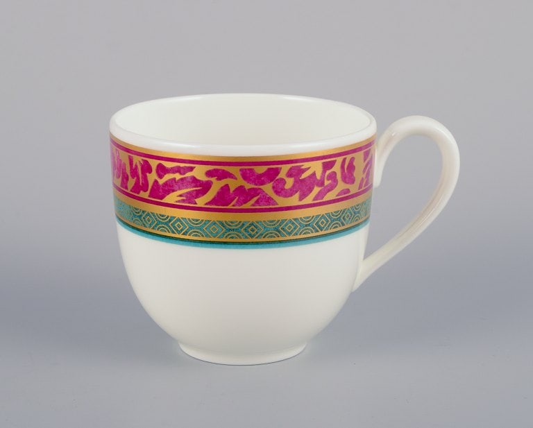 Paloma Picasso for Villeroy & Boch, Germany. A set of seven coffee cups with saucers from the "My - 3