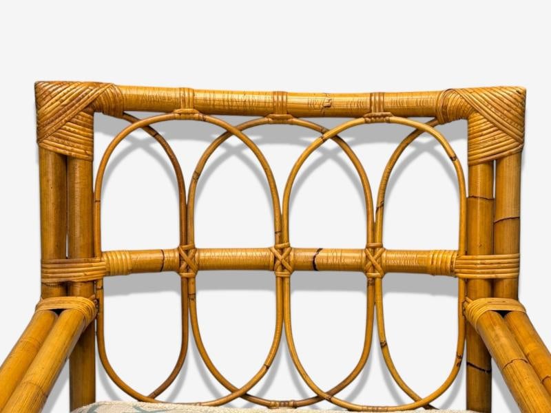 Bielecky Brothers, Modern, Single Lounge Chair, Cane, Bamboo, USA, 21st C. - 10