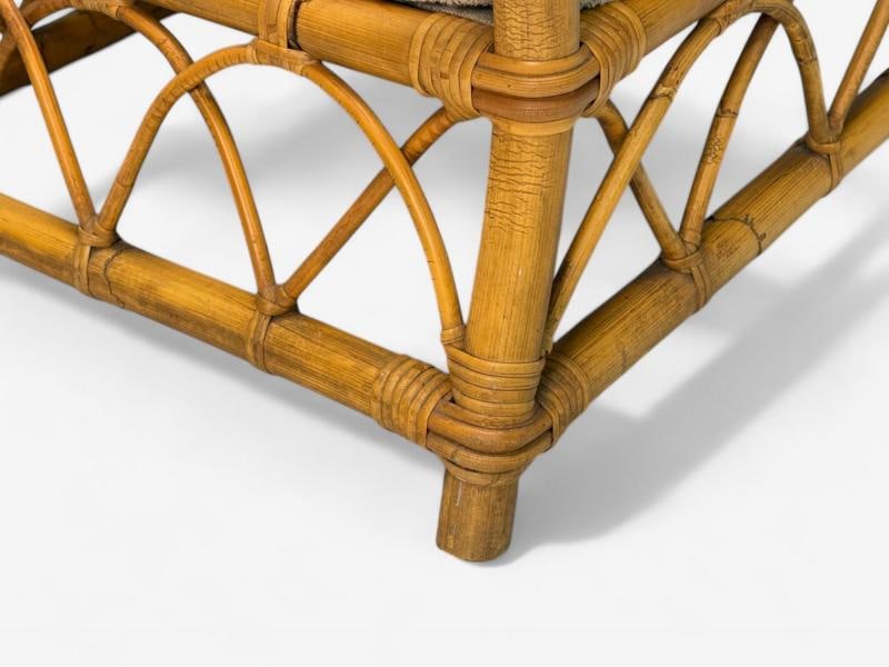 Bielecky Brothers, Modern, Single Lounge Chair, Cane, Bamboo, USA, 21st C. - 7