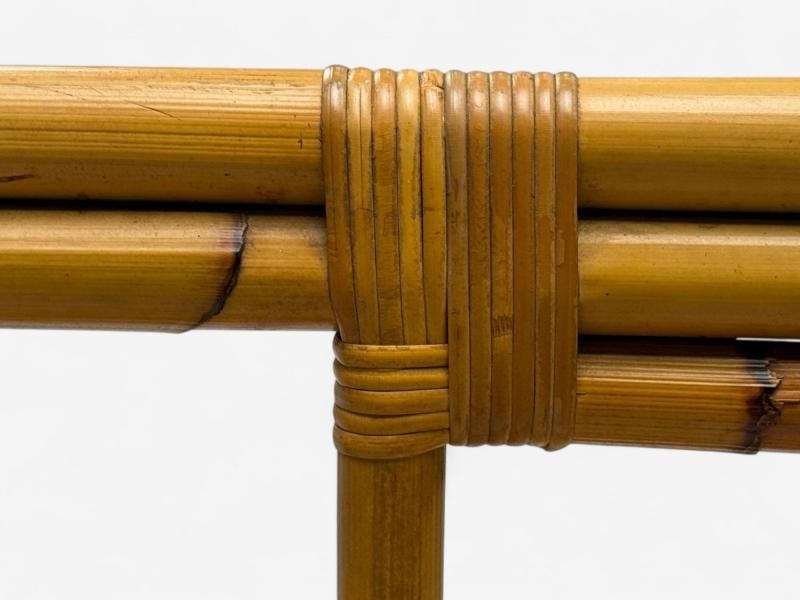 Bielecky Brothers, Modern Two Seater Sofa, Settee, Cane, Bamboo, USA, 21st C. - 7