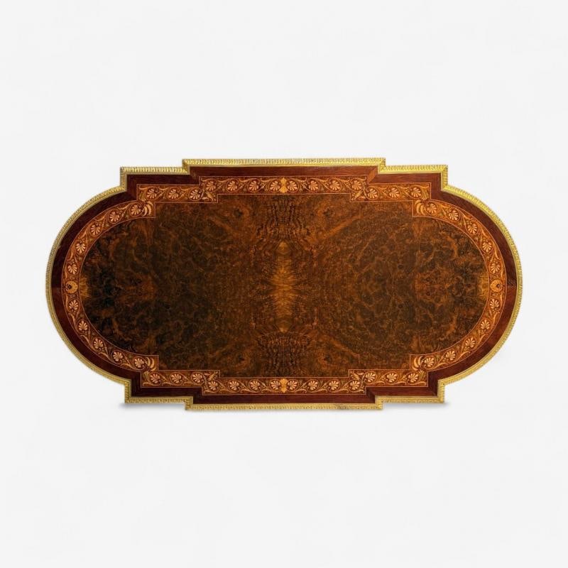 Napoleon III, Desk, Center Table, Bronze, Inlaid Tortoise, France, 19th Century - 8