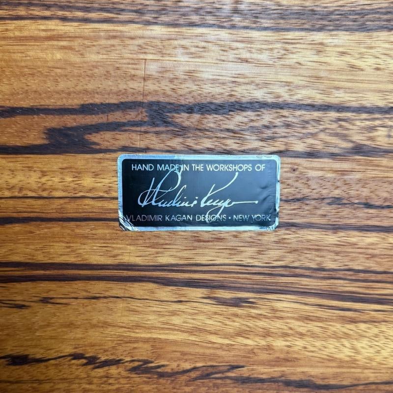 Vladimir Kagan, Mid-Century Modern, Dining Table, Zebrawood, Glass, USA, 1967 - 12