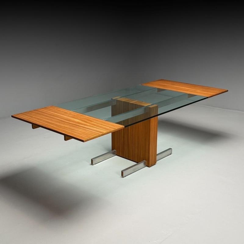 Vladimir Kagan, Mid-Century Modern, Dining Table, Zebrawood, Glass, USA, 1967 - 3