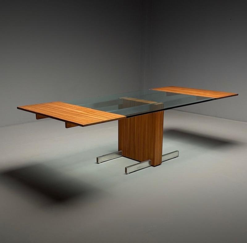 Vladimir Kagan, Mid-Century Modern, Dining Table, Zebrawood, Glass, USA, 1967 - 4