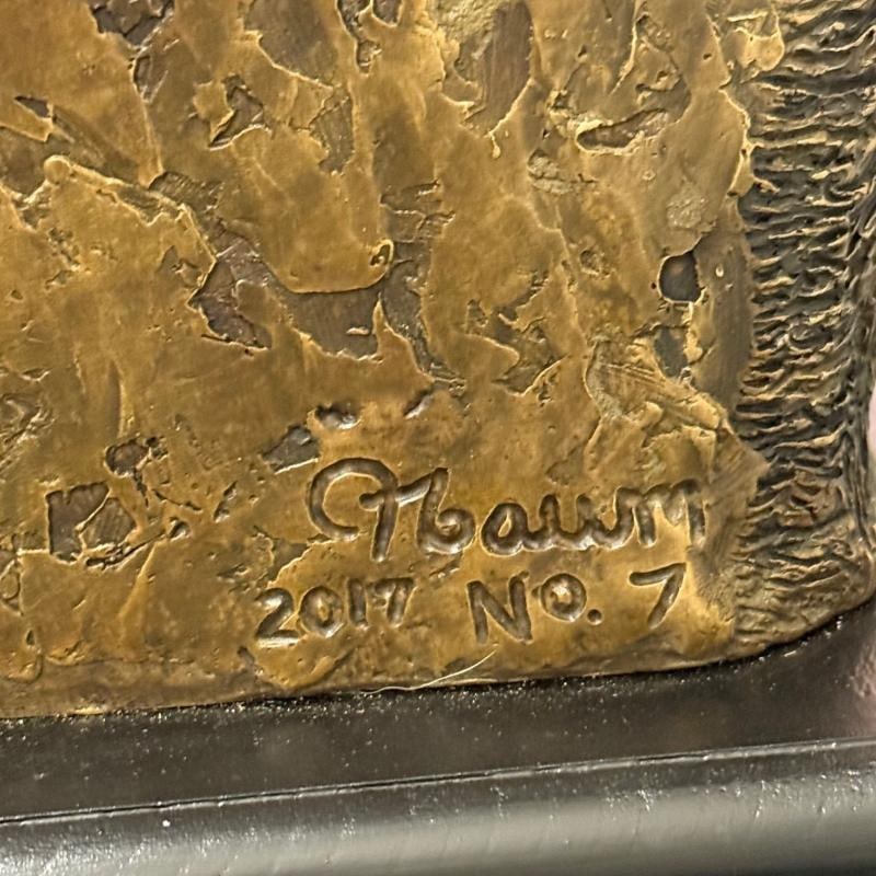 Modern, Spanish Fighting Bull Sculpture, Hot Cast Bronze, American, 21st C. - 11