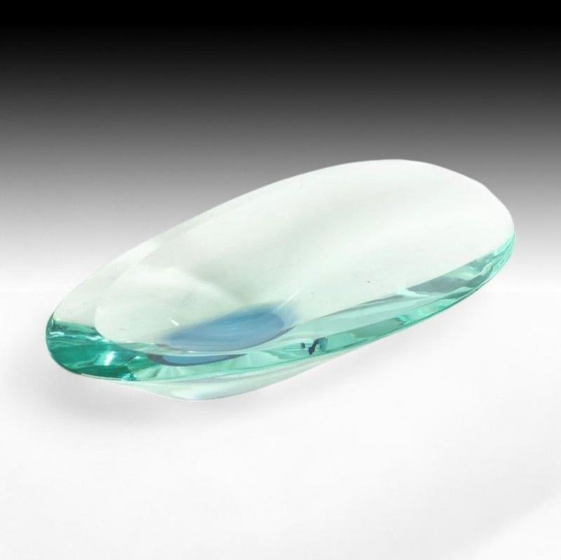 Max Ingrand, Fontana Arte, Mid-Century Modern, Large Ashtray, Cut Crystal, 1960s - 2