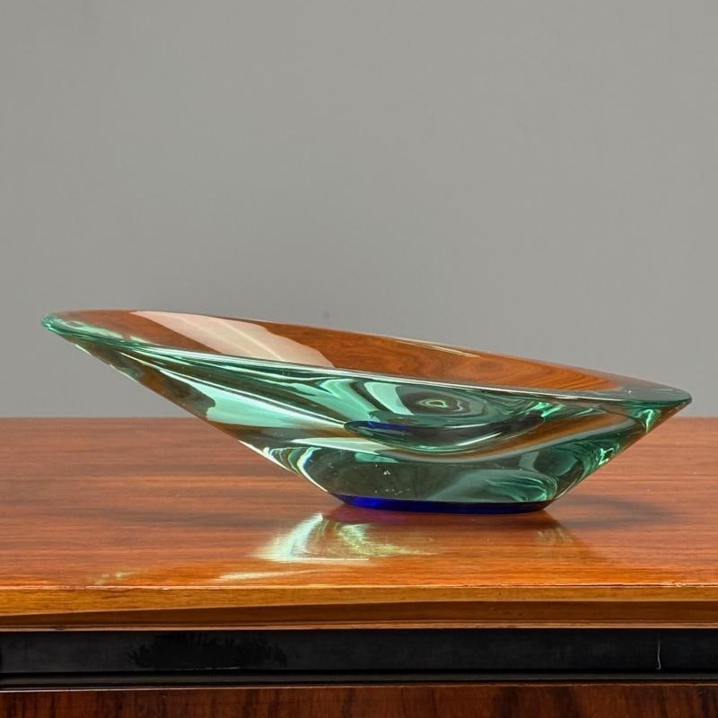 Max Ingrand, Fontana Arte, Mid-Century Modern, Large Ashtray, Cut Crystal, 1960s - 3