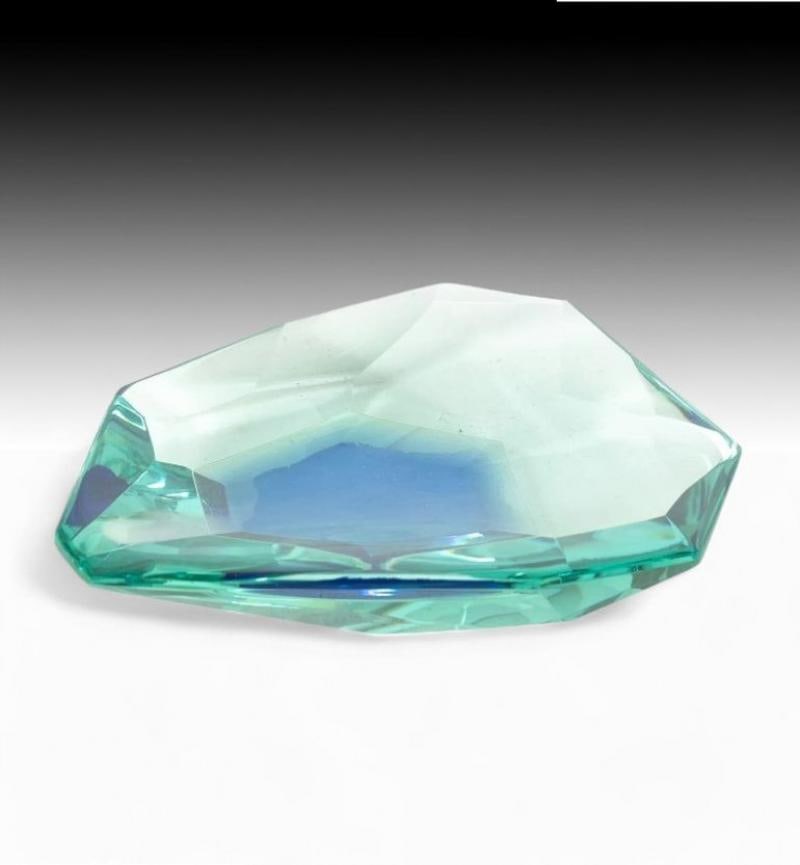 Max Ingrand, Fontana Arte, Mid-Century Modern, Ashtray, Cut Crystal, 1960s - 2