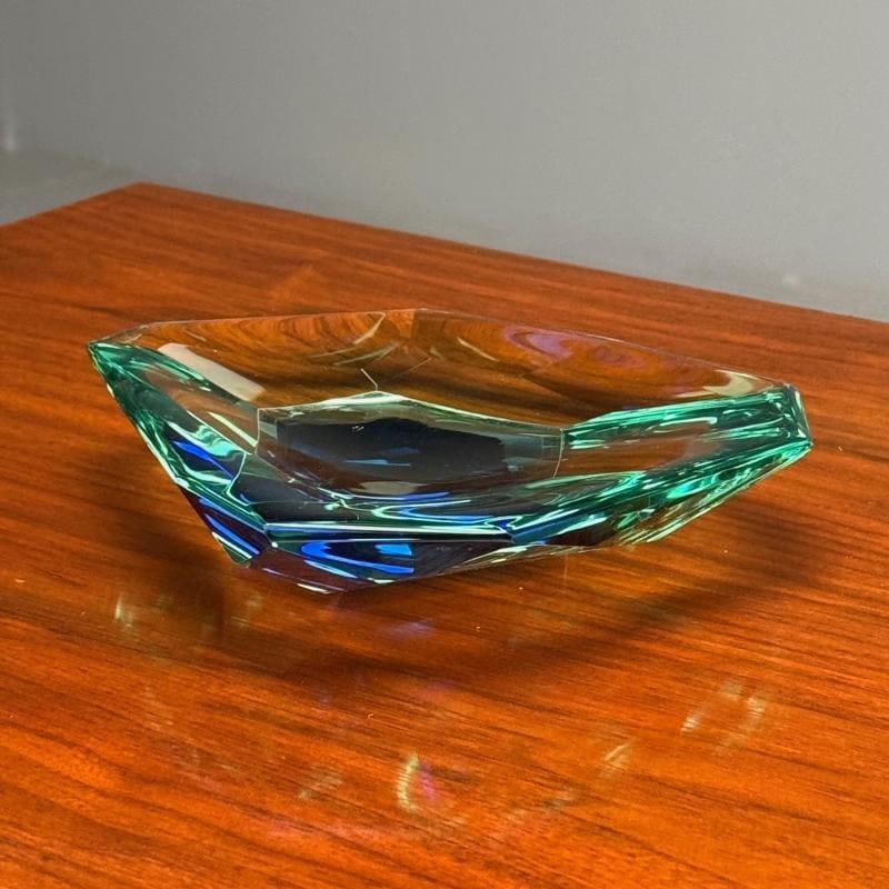 Max Ingrand, Fontana Arte, Mid-Century Modern, Ashtray, Cut Crystal, 1960s - 7