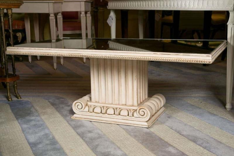 Grosfeld House Coffee Low Table Mirrored Top - 8