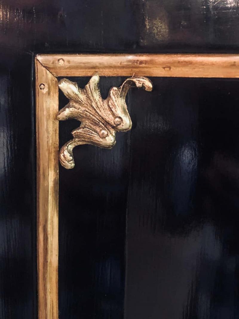 Two-Door Ebony Cabinets in the Manner of Maison Jansen, a Pair - 7