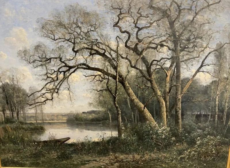 Louis Aime Japy "Springtime, Oil on Canvas, Monumental, Sotheby's Provenance - 10