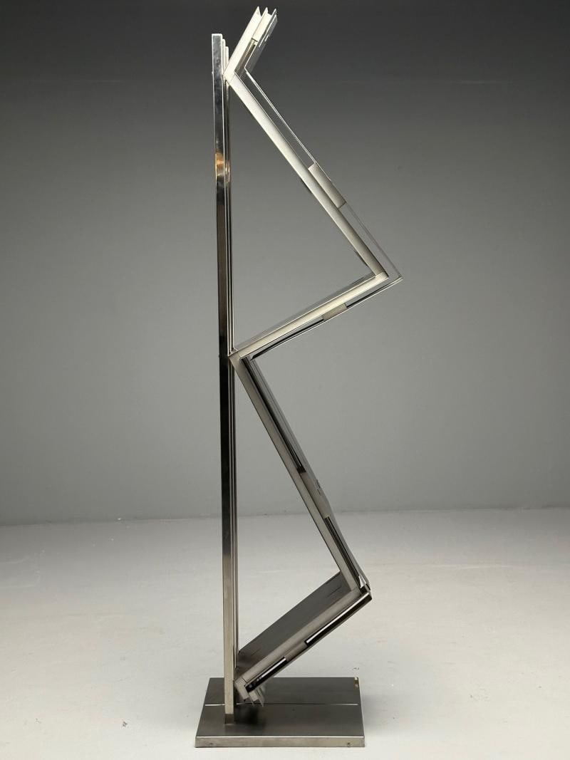 Salvatore Messina, Italian Mid-Century Modern, Abstract Sculpture, Steel, 1970s - 5