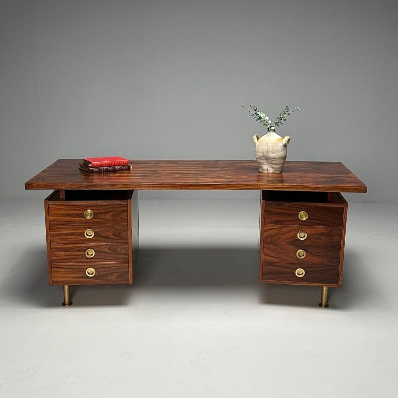 George Coslin, Arredamenti, Italian Mid-Century Modern, Writing Desk, Rosewood - 2