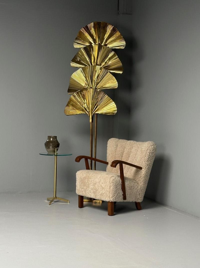 Carlo Giorgi, Bottega Gadda, Italian Mid-Century Modern, Ginko Leaf Floor Lamps - 6