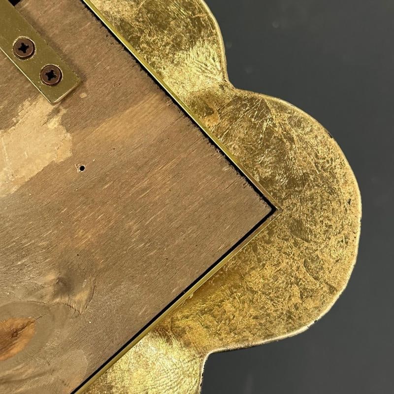 Modern, Italian Wall Mirrors, Scallop Motif, Murano Glass, Gold Gilt - 11