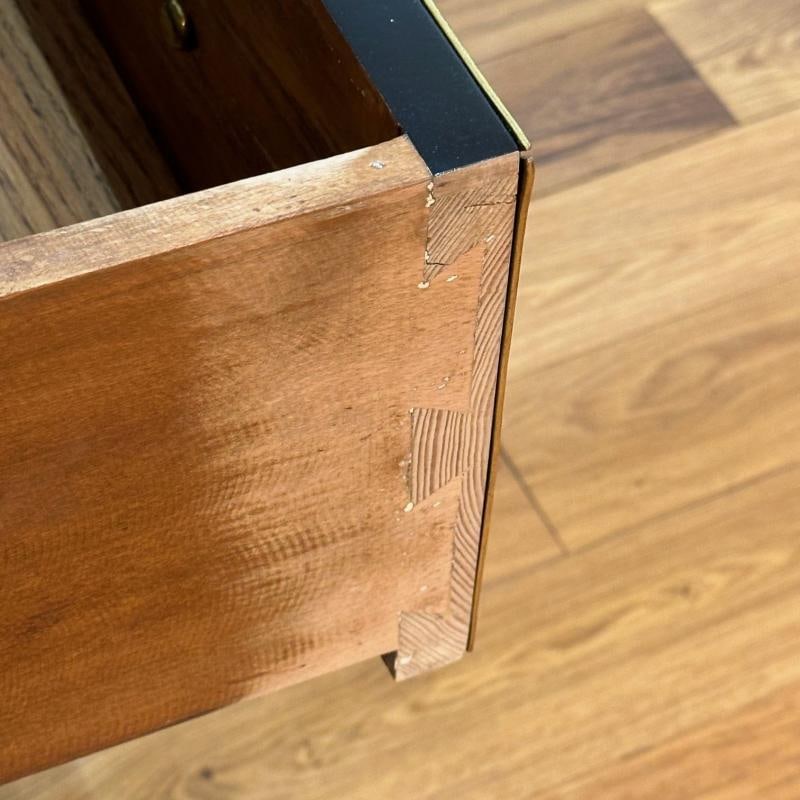 Louis XVI, Hollywood Regency, Commodes, Black Painted Wood, Bronze, Marble - 7