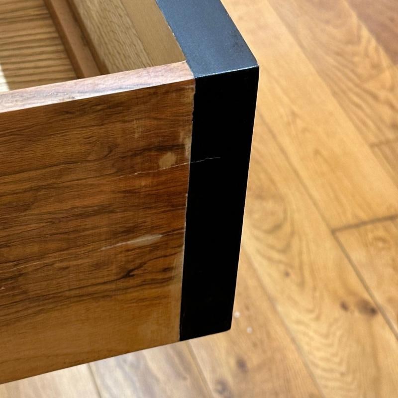 Louis XVI Style, Hollywood Regency, Commodes, Black Painted Wood, Bronze, Marble - 10